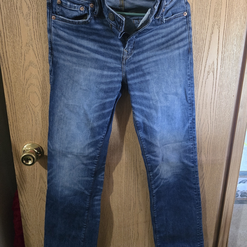 American Eagle Outfitters Blue Straight Leg Jeans